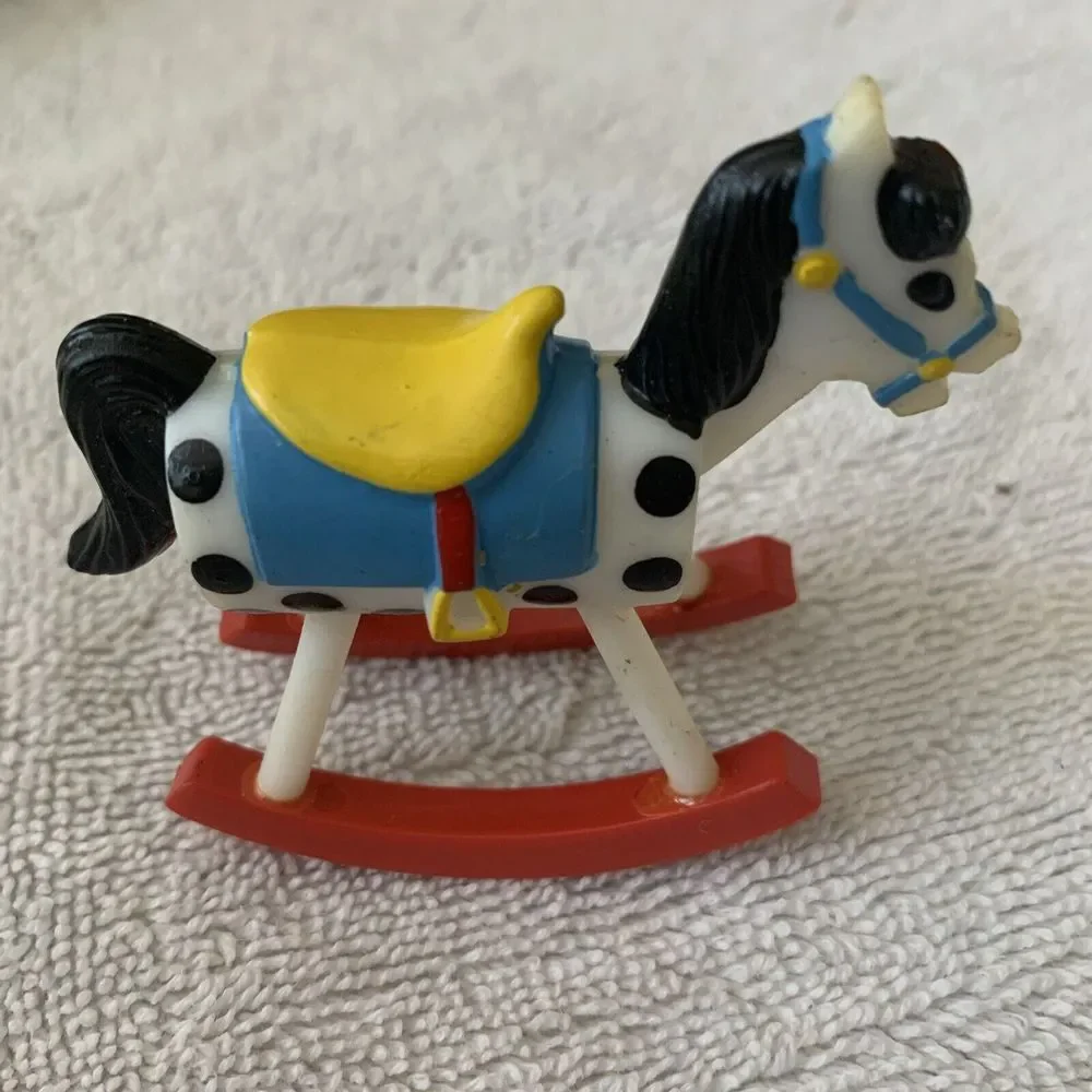 Vintage Wilton‎ Rocking Horse Cake Topper Baby Shower Kids Cake 1978 3